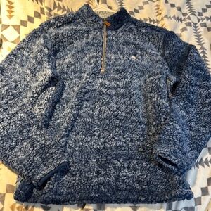 Ladies Southern Shirt Blue Fleece Sweater